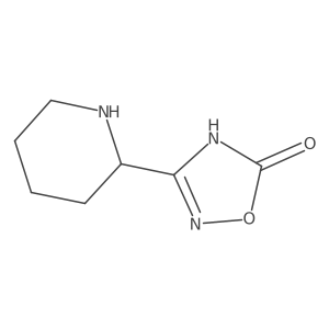 3-(Piperidin-2-yl)-1,2,4-oxadiazol-5-ol Structure