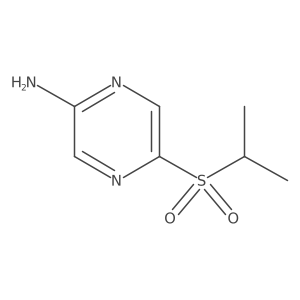 5-Isopropylsulfonylpyrazin-2-amine Structure