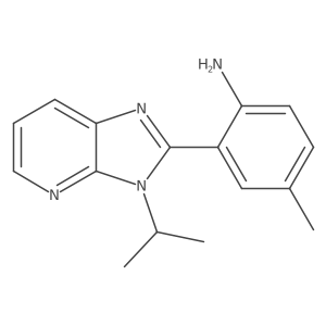 Benzenamine, 4-methyl-2-[3-(1-methylethyl)-3H-imidazo[4,5-b]pyridin-2-yl]- Structure
