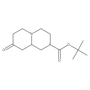 tert-Butyl 8-oxooctahydro-2H-pyrido[1,2-a]pyrazine-2-carboxylate Structure