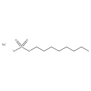 Sodium S-octyl sulfurothioate结构式