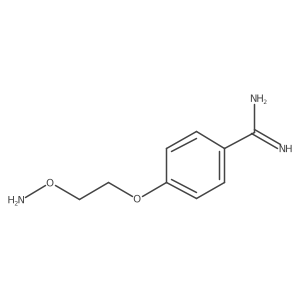 4-[2-(Aminooxy)ethoxy]benzenecarboximidamide Structure