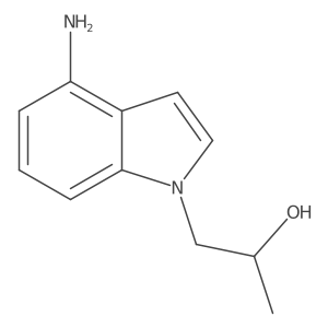 1-(4-amino-1H-indol-1-yl)propan-2-ol结构式