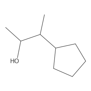 3-Cyclopentylbutan-2-ol结构式