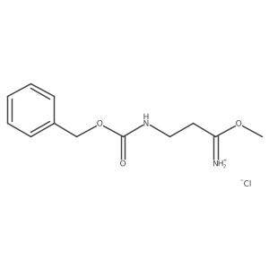 3-([(Benzyloxy)carbonyl]amino)-1-methoxypropan-1-iminium chloride Structure