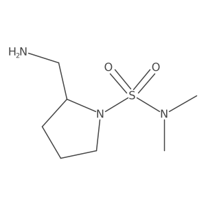 2-(aminomethyl)-N,N-dimethylpyrrolidine-1-sulfonamide Structure