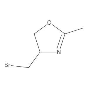 4-(Bromomethyl)-2-methyl-4,5-dihydro-1,3-oxazole Structure