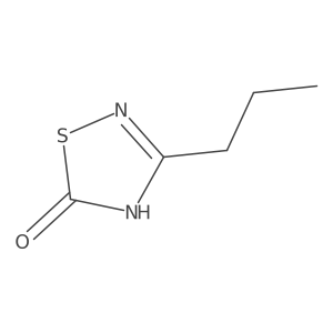 3-Propyl-1,2,4-thiadiazol-5(2h)-one结构式