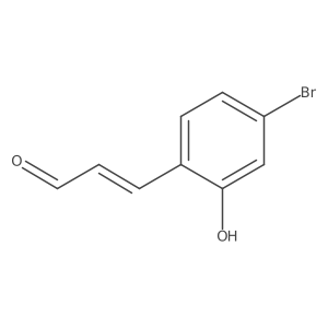 3-(4-Bromo-2-hydroxyphenyl)prop-2-enal结构式