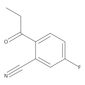 5-Fluoro-2-propionylbenzonitrile Structure