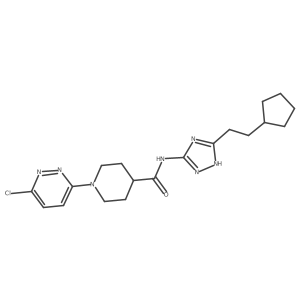 C19H26ClN7O Structure