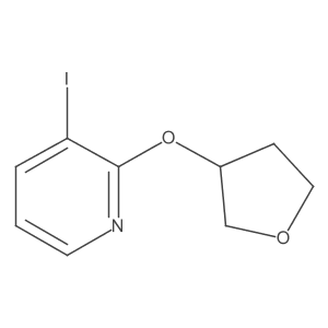 3-Iodo-2-(tetrahydro-furan-3-yloxy)-pyridine Structure