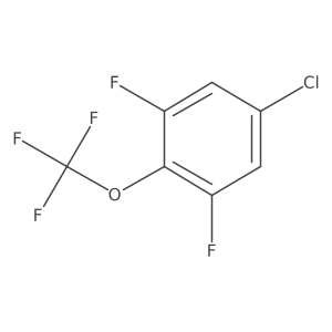 4-Chloro-2,6-difluoro(trifluoromethoxy)benzene Structure