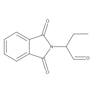 2H-Isoindole-2-acetaldehyde, alpha-ethyl-1,3-dihydro-1,3-dioxo- Structure