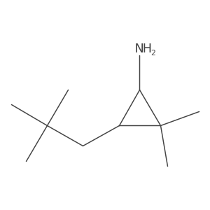 3-(2,2-Dimethylpropyl)-2,2-dimethylcyclopropan-1-amine Structure