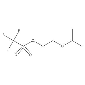 2-Isopropoxyethyl trifluoromethanesulfonate Structure