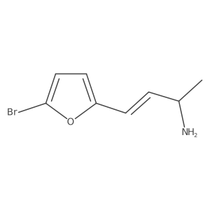 4-(5-Bromofuran-2-yl)but-3-en-2-amine Structure