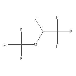 2-[Chloro(difluoro)methoxy]-1,1,1,2-tetrafluoroethane结构式