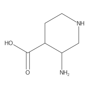 3-Aminopiperidine-4-carboxylic acid结构式