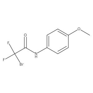 2-Bromo-2,2-difluoro-N-(4-methoxyphenyl)acetamide Structure