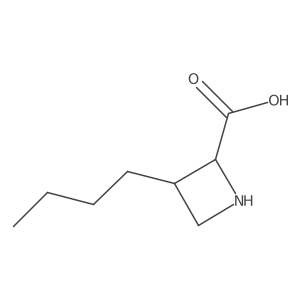 3-Butylazetidine-2-carboxylic acid Structure