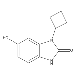 1-Cyclobutyl-6-hydroxy-1H-benzo[d]imidazol-2(3H)-one Structure
