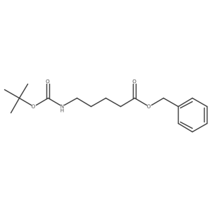 Benzyl 5-{[(tert-butoxy)carbonyl]amino}pentanoate结构式