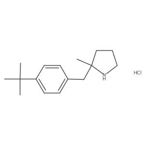2-[(4-Tert-butylphenyl)methyl]-2-methylpyrrolidine hydrochloride Structure
