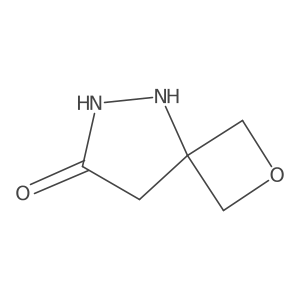 2-oxa-5,6-diazaspiro[3.4]octan-7-one Structure