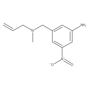 3-((Allyl(methyl)amino)methyl)-5-nitroaniline结构式