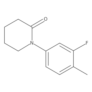 1-(3-Fluoro-4-methylphenyl)piperidin-2-one Structure