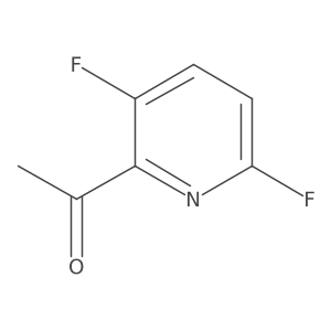 1-(3,6-Difluoropyridin-2-yl)ethanone Structure