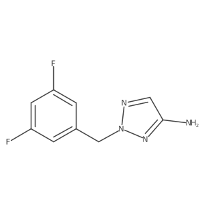 2-[(3,5-difluorophenyl)methyl]-2H-1,2,3-triazol-4-amine Structure