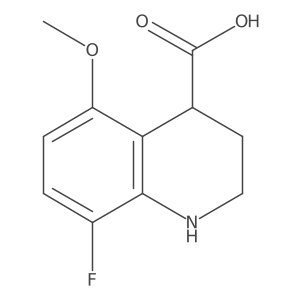 COc1ccc(F)c2c1C(C(=O)O)CCN2结构式