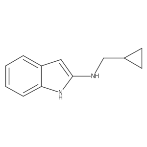 N-(cyclopropylmethyl)-1H-indol-2-amine结构式