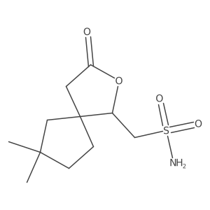 {7,7-Dimethyl-3-oxo-2-oxaspiro[4.4]nonan-1-yl}methanesulfonamide Structure