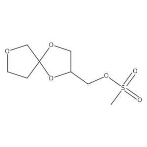 1,4,7-Trioxaspiro[4.4]nonan-2-ylmethyl methanesulfonate Structure