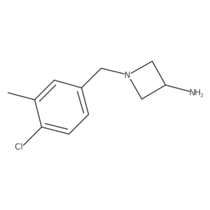 1-[(4-Chloro-3-methylphenyl)methyl]azetidin-3-amine Structure