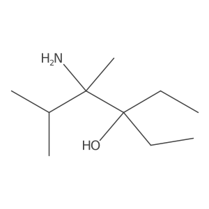 4-Amino-3-ethyl-4,5-dimethylhexan-3-ol Structure