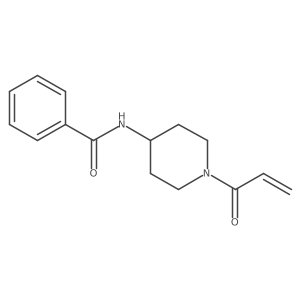 N-(1-Prop-2-enoylpiperidin-4-yl)benzamide结构式