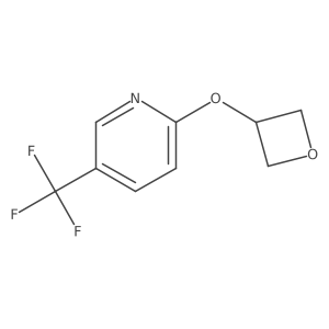 2-(Oxetan-3-yloxy)-5-(trifluoromethyl)pyridine Structure