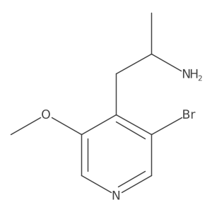 (2R)-1-(3-bromo-5-methoxypyridin-4-yl)propan-2-amine结构式