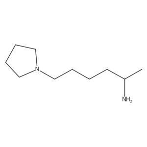 (2R)-6-(pyrrolidin-1-yl)hexan-2-amine Structure