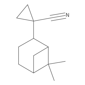 1-[(1S,5S)-6,6-dimethylbicyclo[3.1.1]heptan-2-yl]cyclopropane-1-carbonitrile Structure