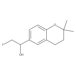 1-(2,2-dimethyl-3,4-dihydro-2H-1-benzopyran-6-yl)-2-fluoroethan-1-ol Structure