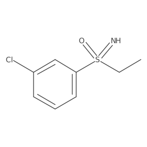 (S)-(3-chlorophenyl)(ethyl)imino-lambda6-sulfanone Structure