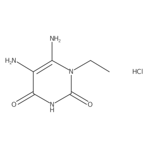 5,6-Diamino-1-ethyl-2,4(1h,3h)-pyrimidinedione hydrochloride Structure