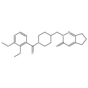 2-{[1-(2,3-dimethoxybenzoyl)piperidin-4-yl]methyl}-2H,3H,5H,6H,7H-cyclopenta[c]pyridazin-3-one Structure