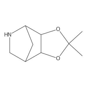 rac-(1R,2R,6S,7R)-4,4-dimethyl-3,5-dioxa-8-azatricyclo[5.2.1.0,2,6]decane Structure