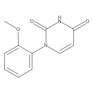 1-(2-Methoxyphenyl)-1,2,3,4-tetrahydropyrimidine-2,4-dione Structure